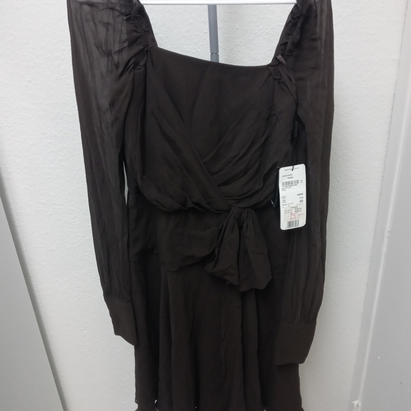 Escada dress womens 40 brown